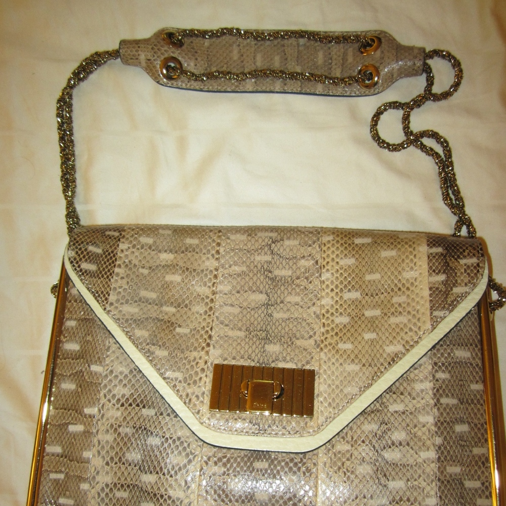Authentic Chloe Sally Bag - Snakeskin